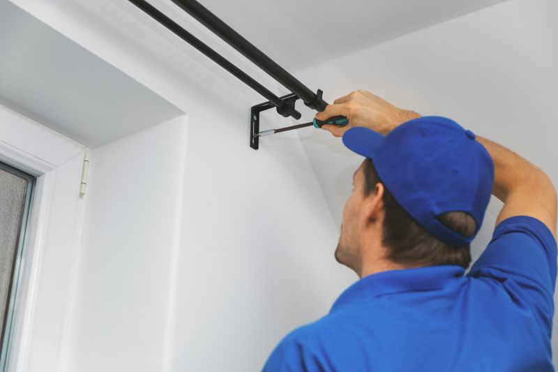 Secure Mounting of Curtain Rods