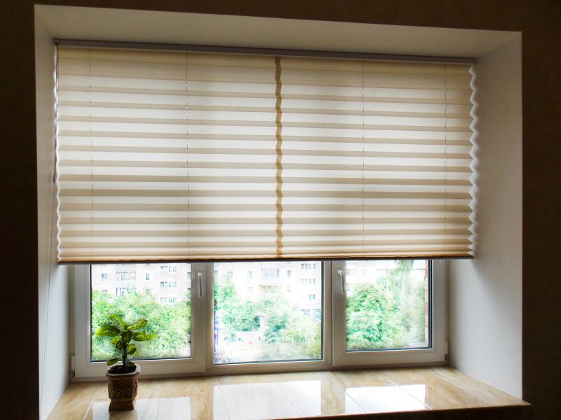 Roman Shade Hanging in Denver County, CO